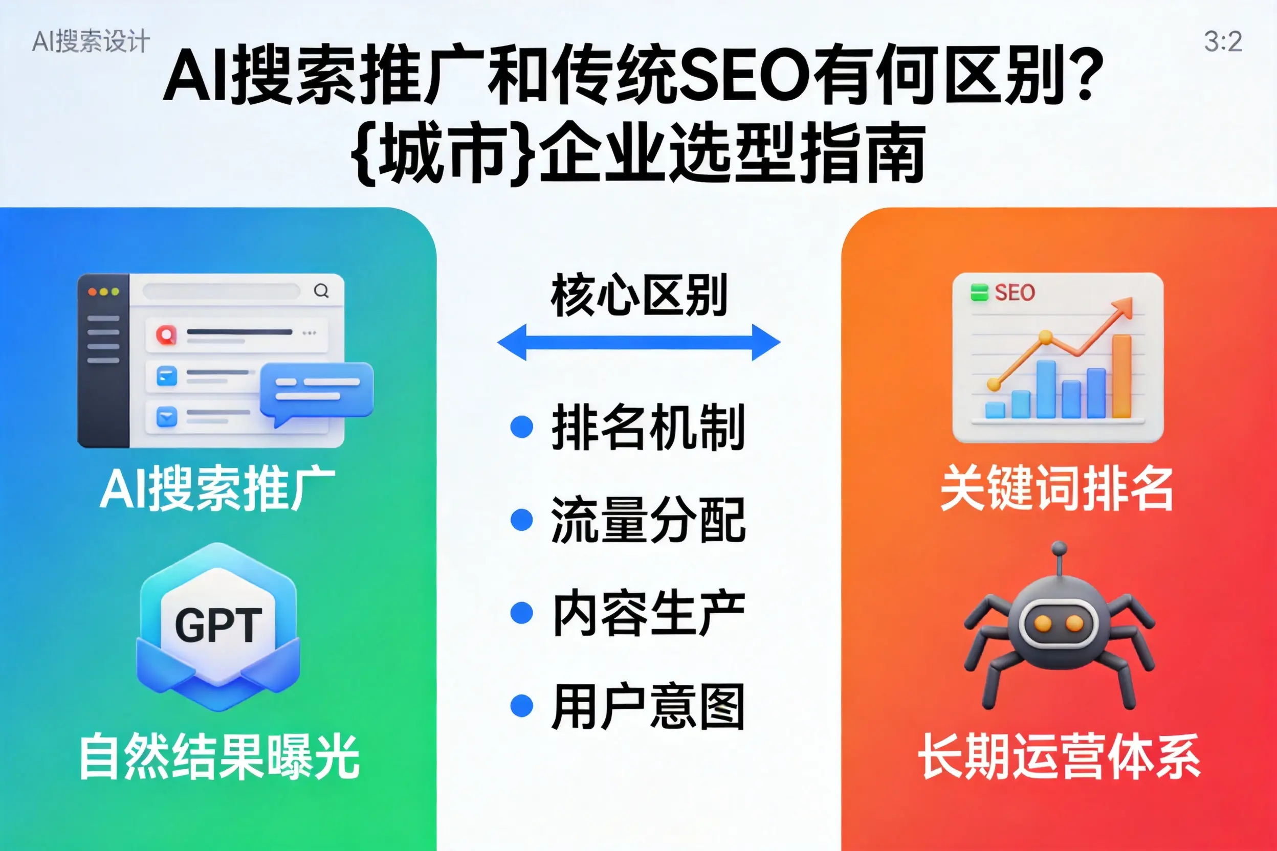 AI搜索推广和传统SEO有何区别？六盘水企业选型指南