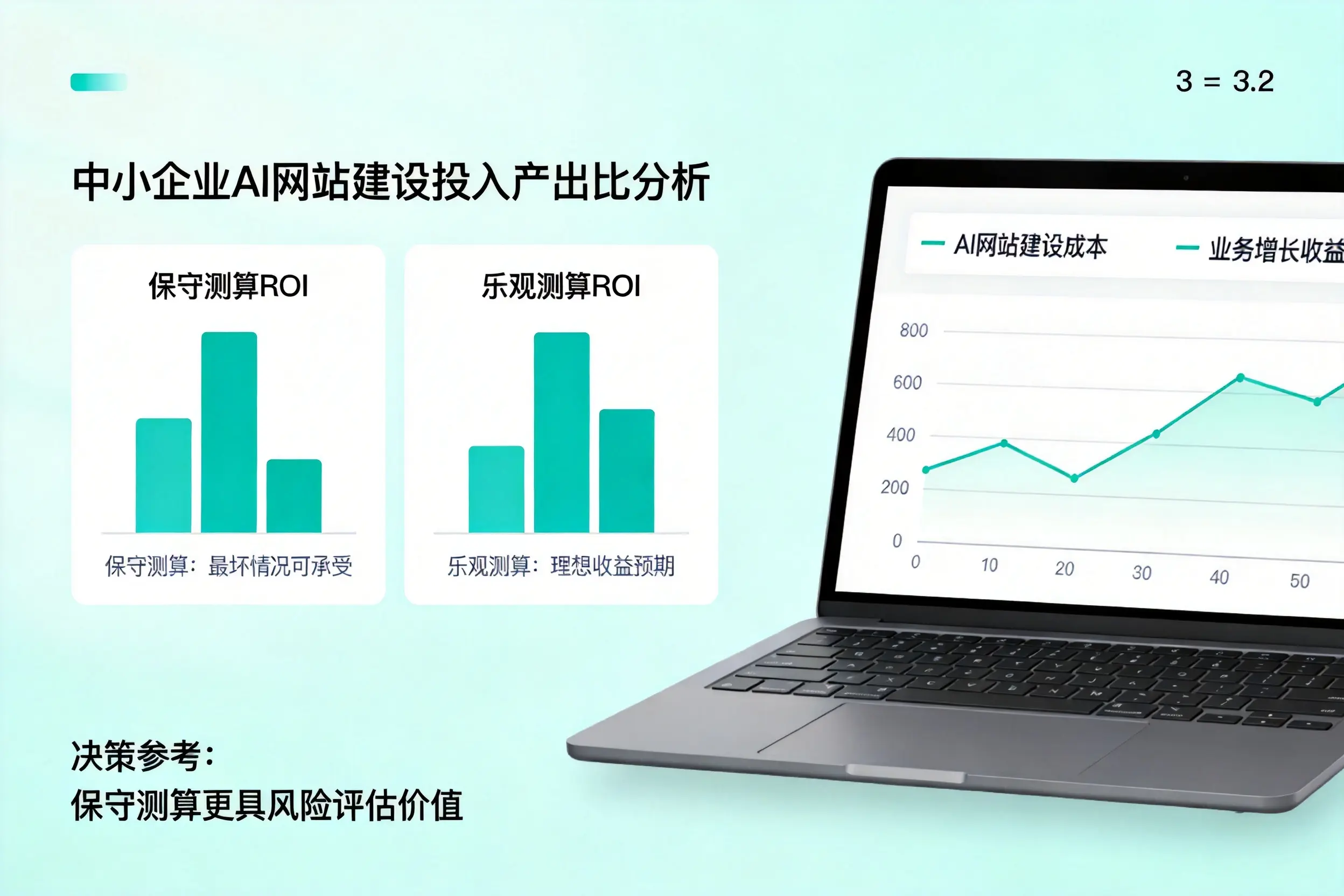 六盘水中小企业AI网站建设投入产出比怎么算？先看这份分析