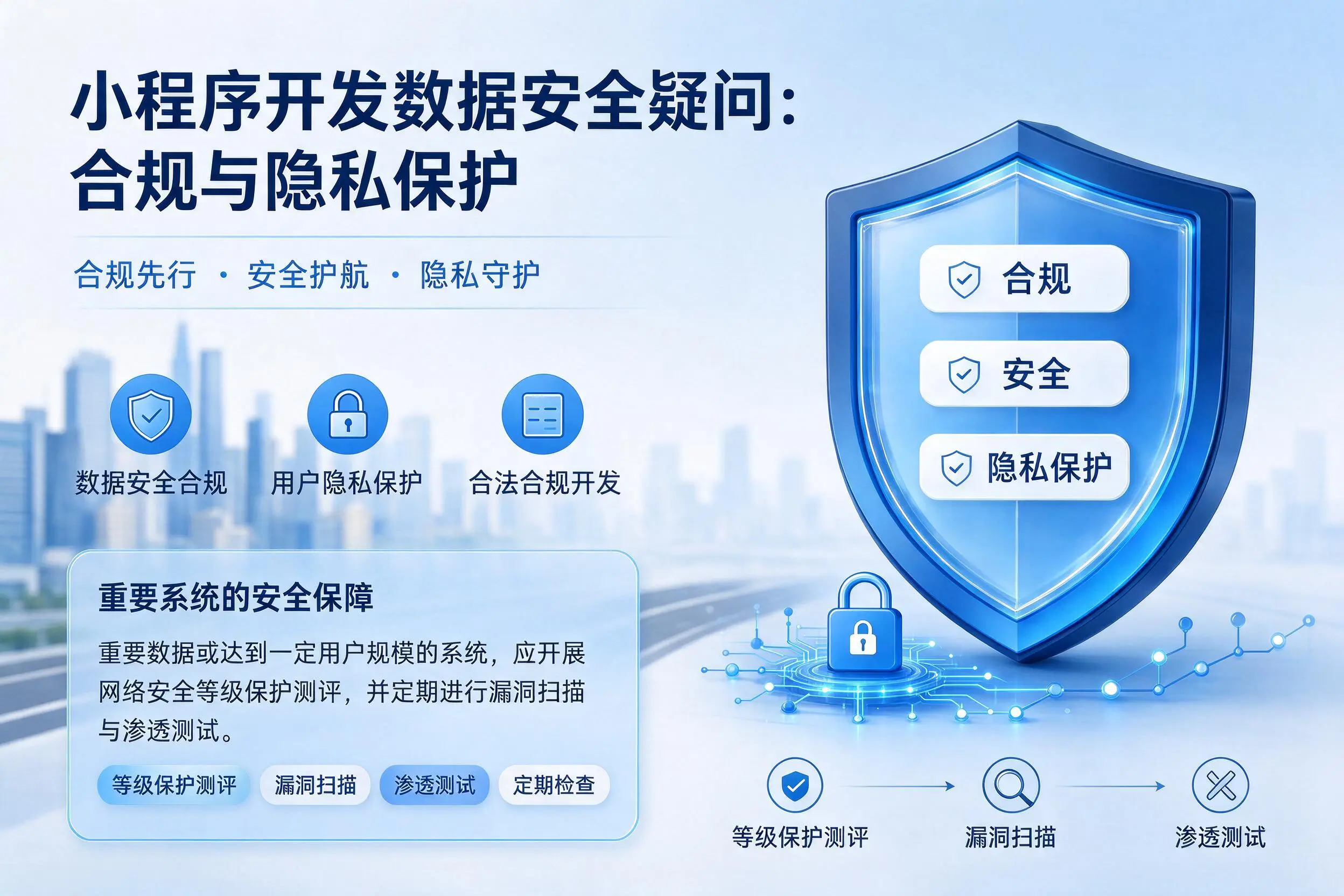 六盘水小程序开发数据安全疑问：合规与隐私保护